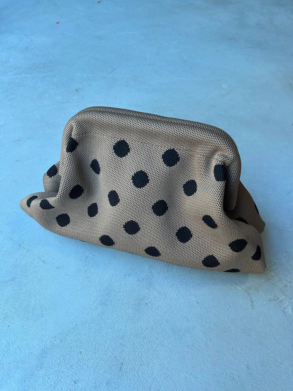 Pochette - à pois taupe