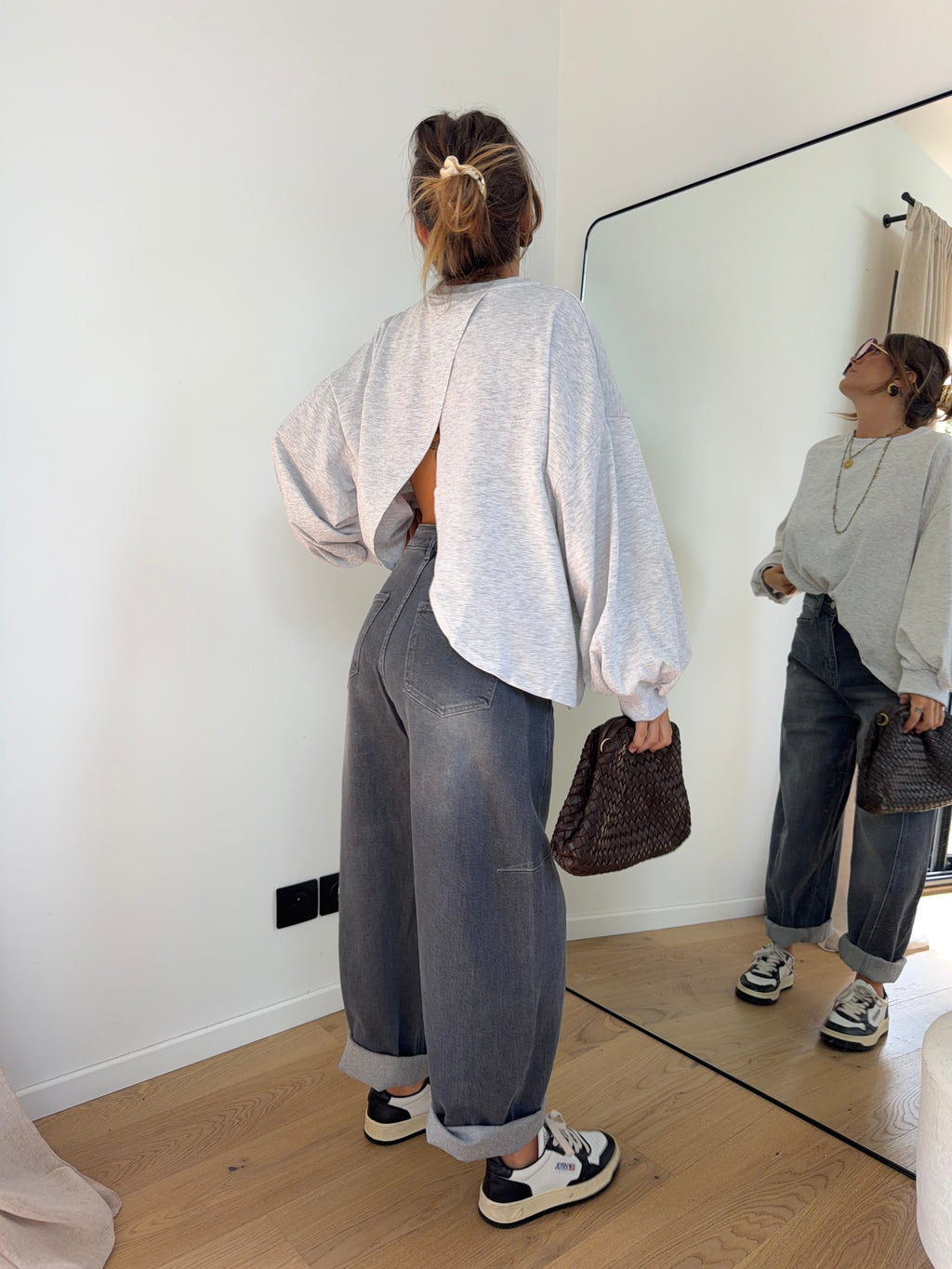 Jeans Mayron - gris clair
