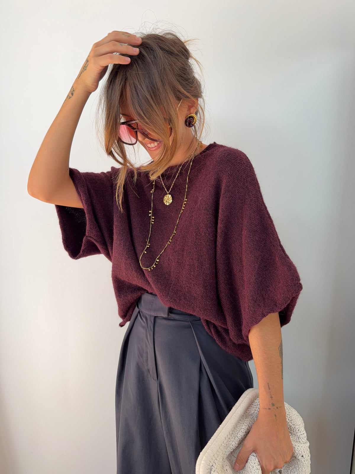 Pull Paris - prune (pré commande)