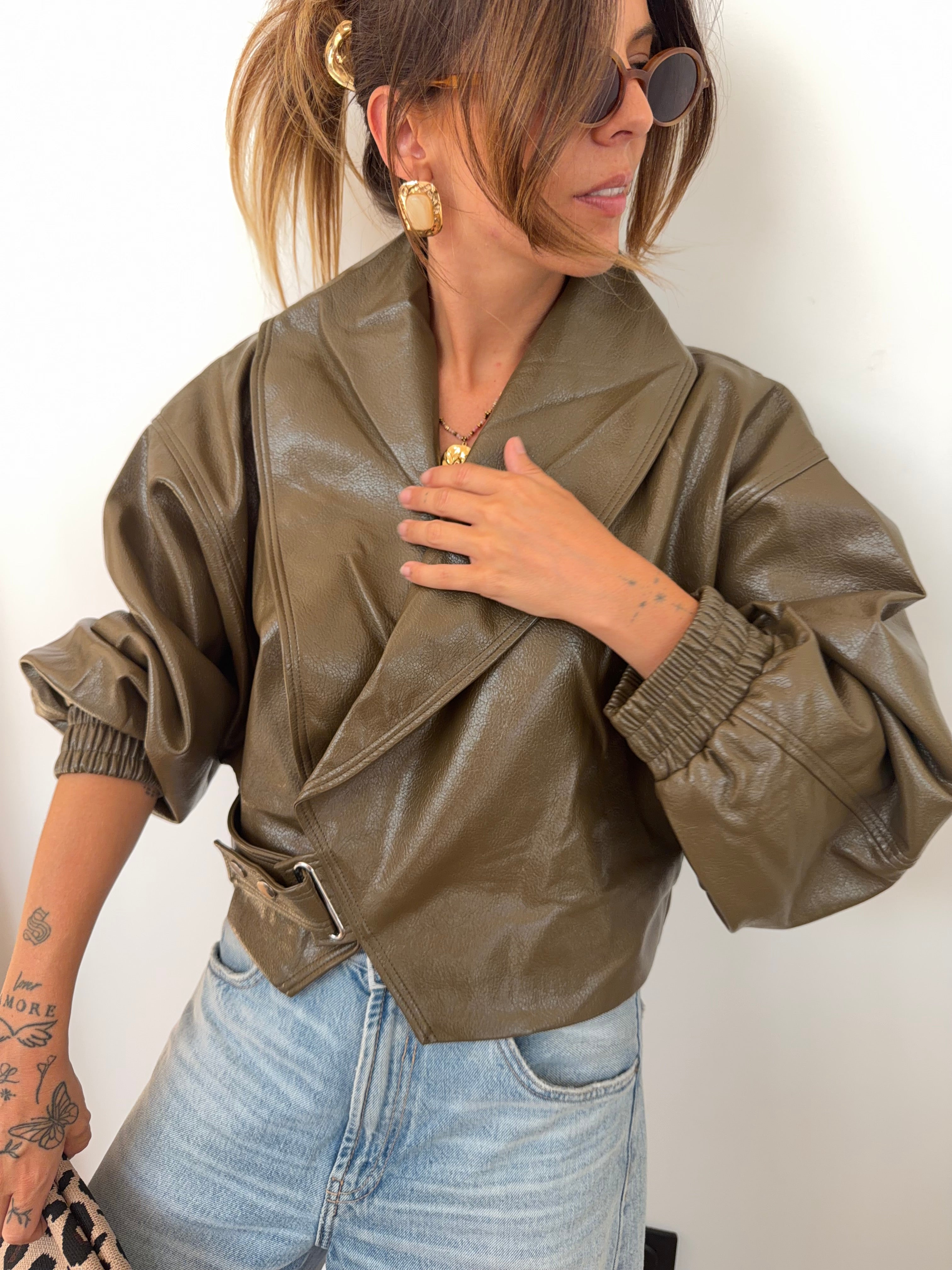 Veste simili kaki