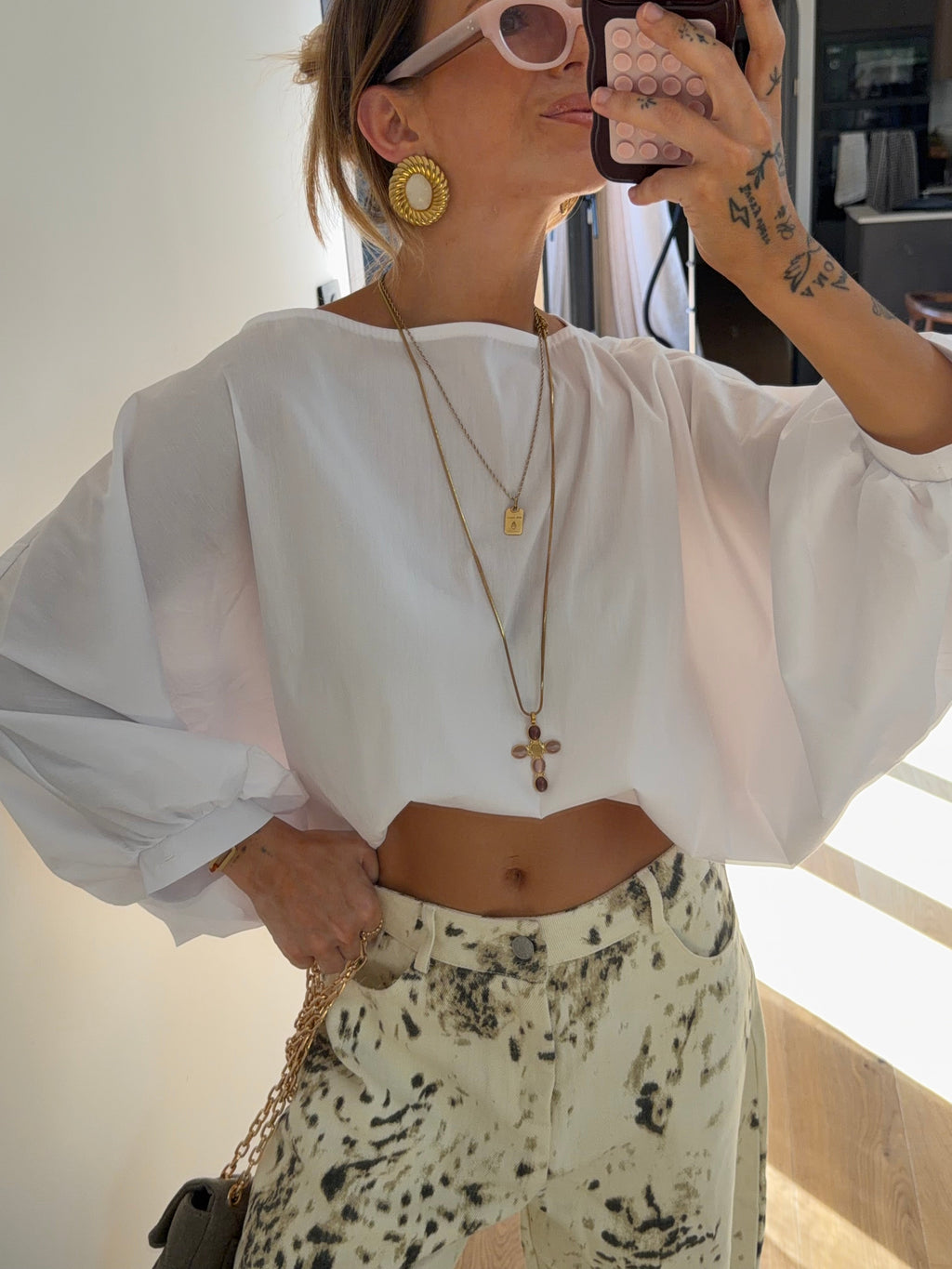 Blouse Elia - blanche