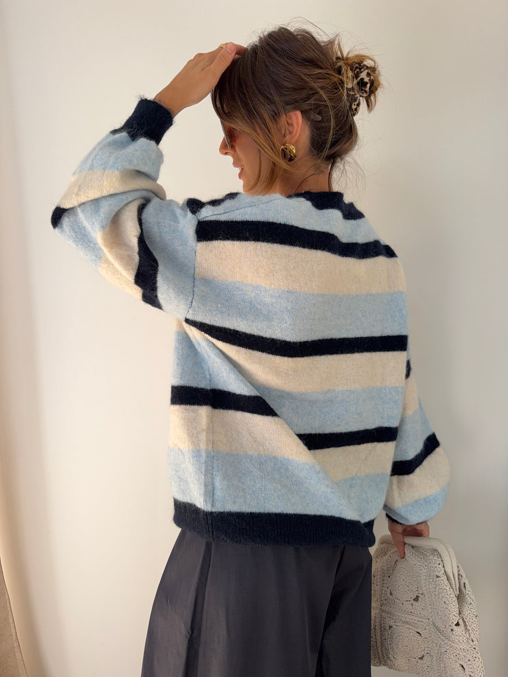 Pull Palma - rayé bleu