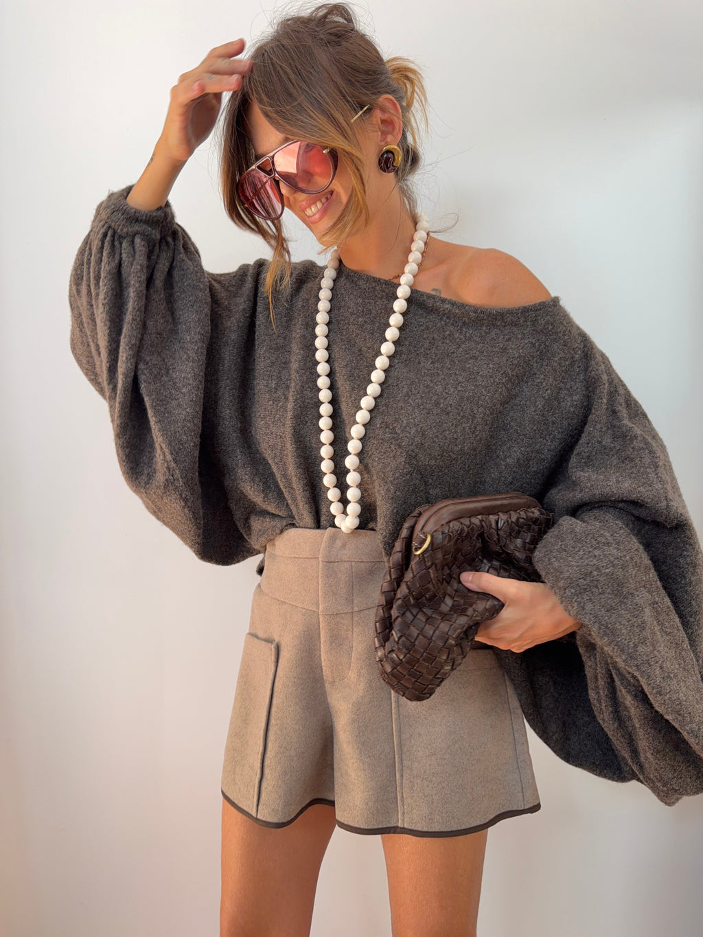 Pull Seville - choco chiné