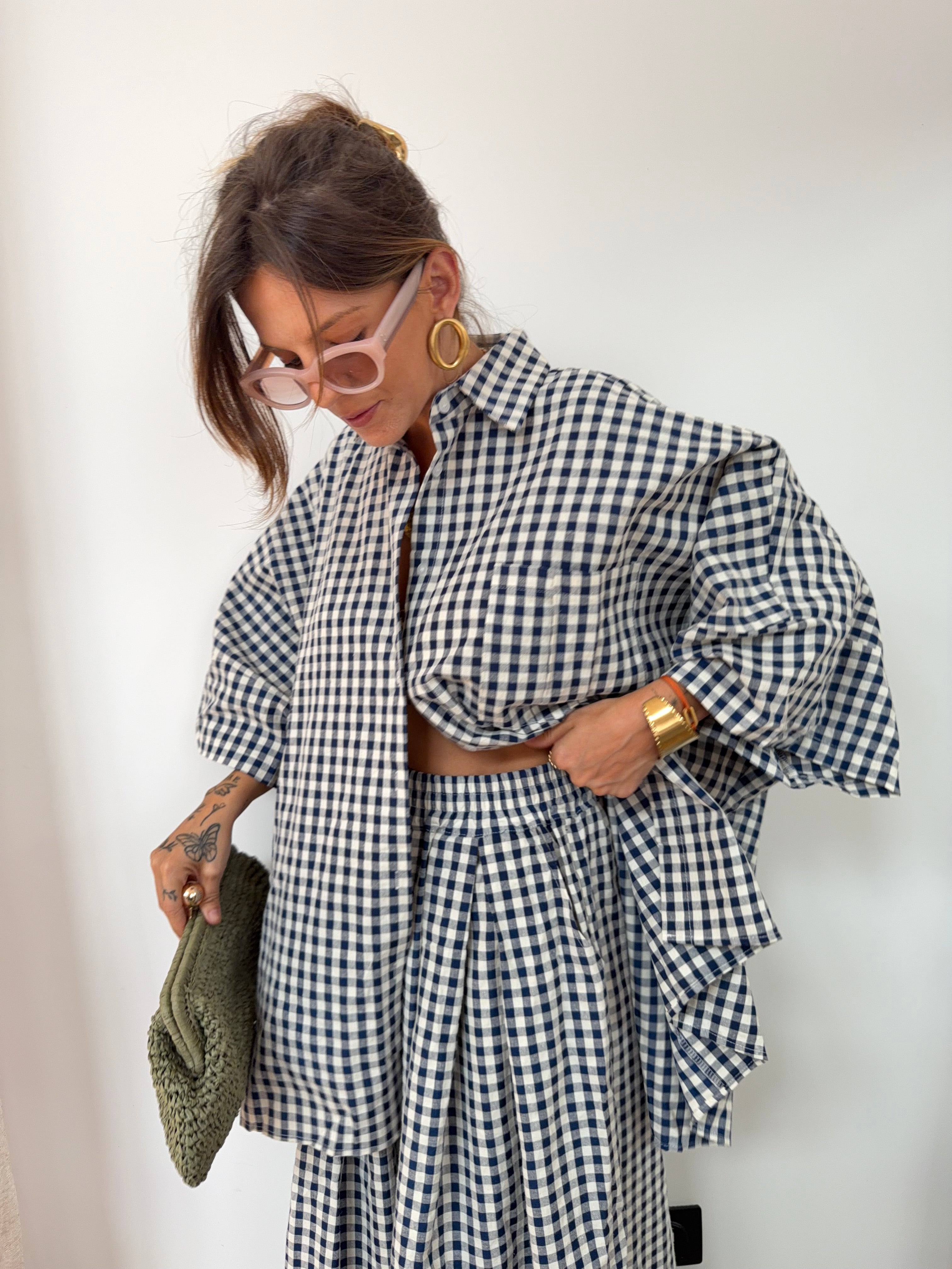 Chemise Yona - bleu marine
