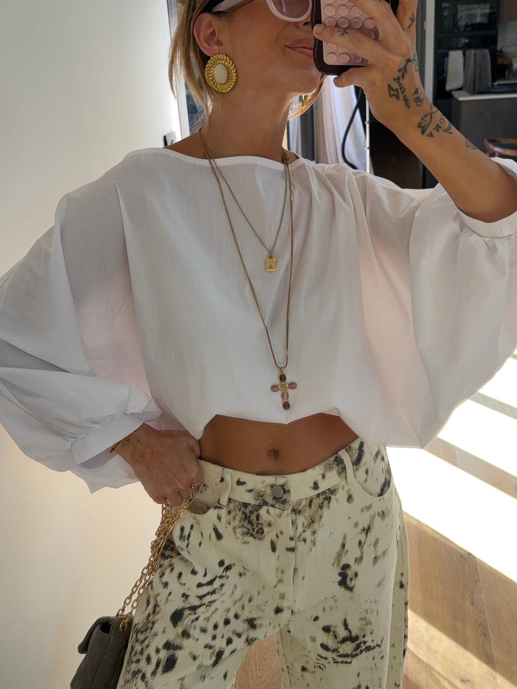 Blouse Elia - blanche