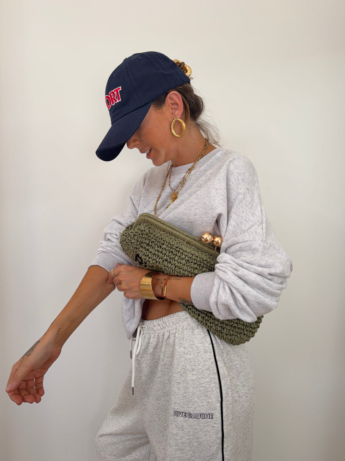 Sweat basique - gris chiné