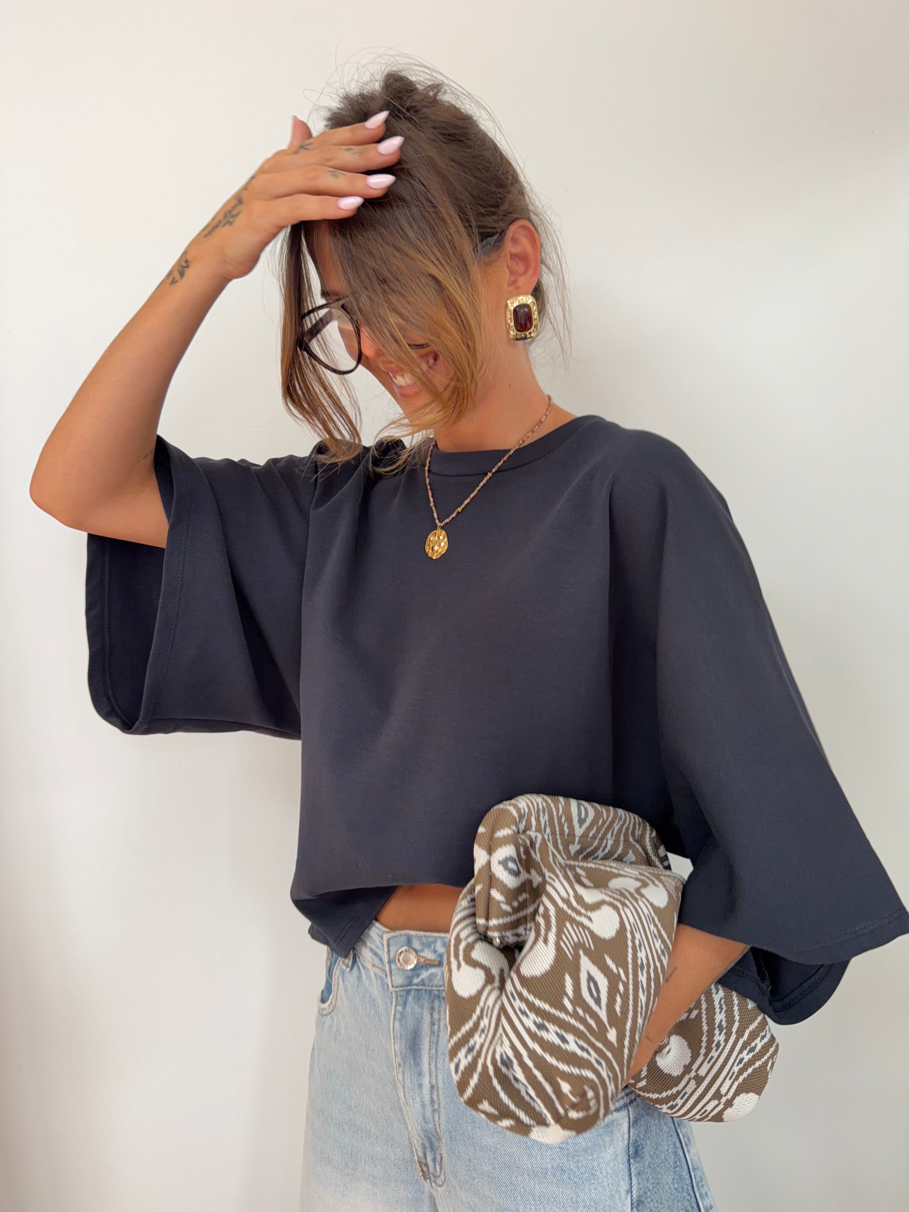Sweat léger parfait - bleu marine