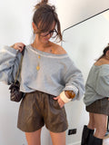 Sweat oversize - gris foncé